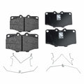 Disc Brake Rotor and Pad Kit for Toyota Pickup (1986–1988)