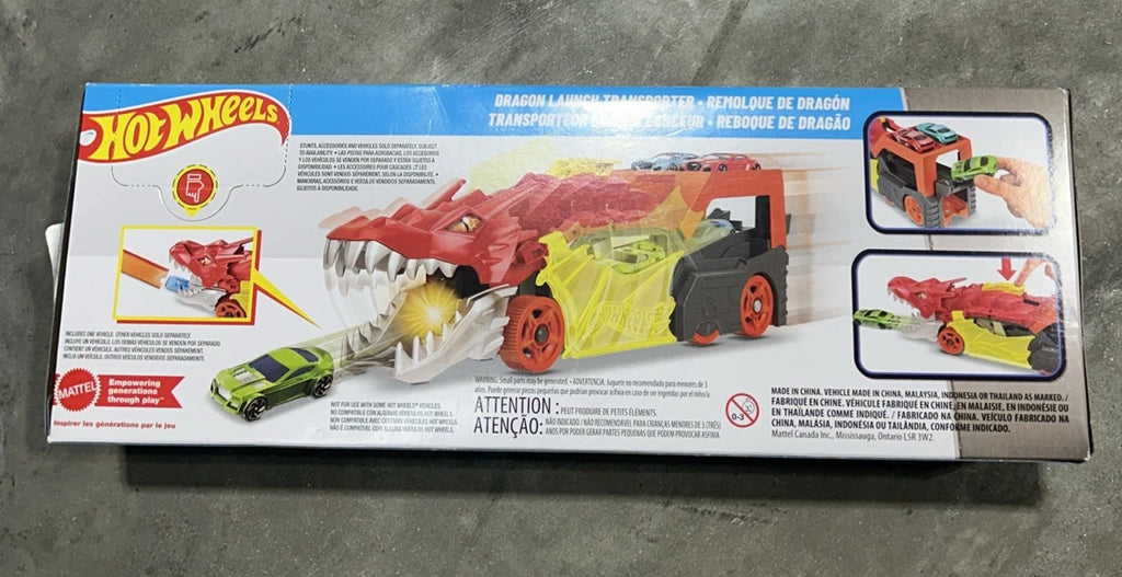 Hot Wheels City Dragon Launcher Transporter for (NIB)