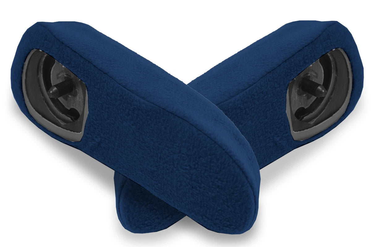 Fleece Seat Armrest Cover Protector for Chevrolet Astro (1985–1994) Blue