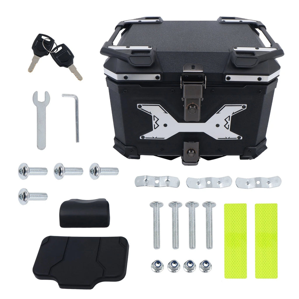 45L Motorcycle Top Case Tail Box for Universal Models (Waterproof)