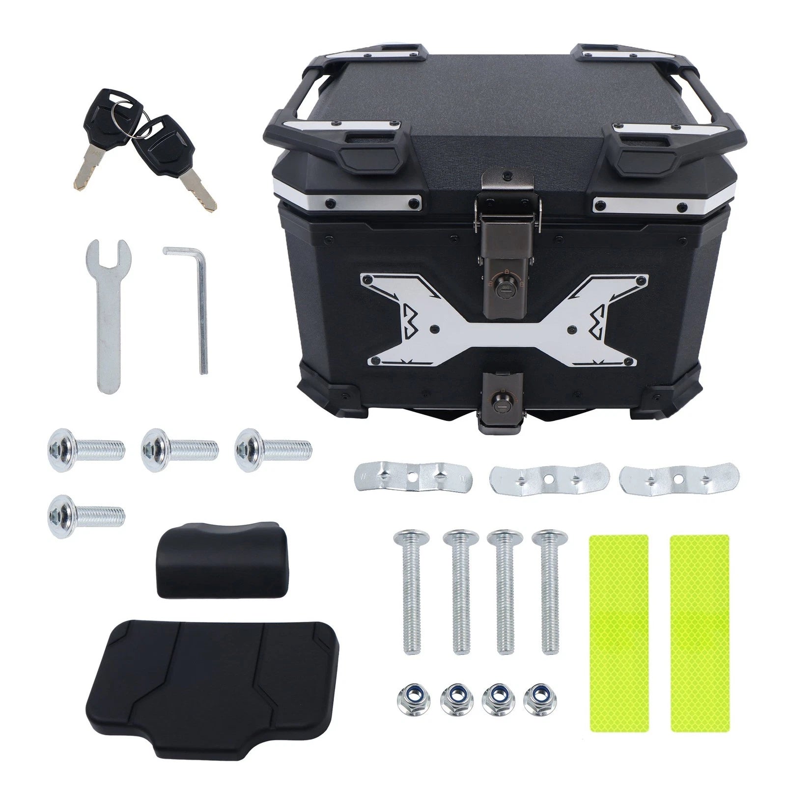 45L Motorcycle Top Case Tail Box for Universal Models (Waterproof)