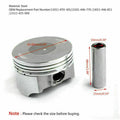 0.50MM Piston Set for Honda XL200 XR200R XR200 (1980–2002) Ø66.00mm