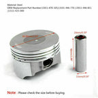 0.50MM Piston Set for Honda XL200 XR200R XR200 (1980–2002) Ø66.00mm