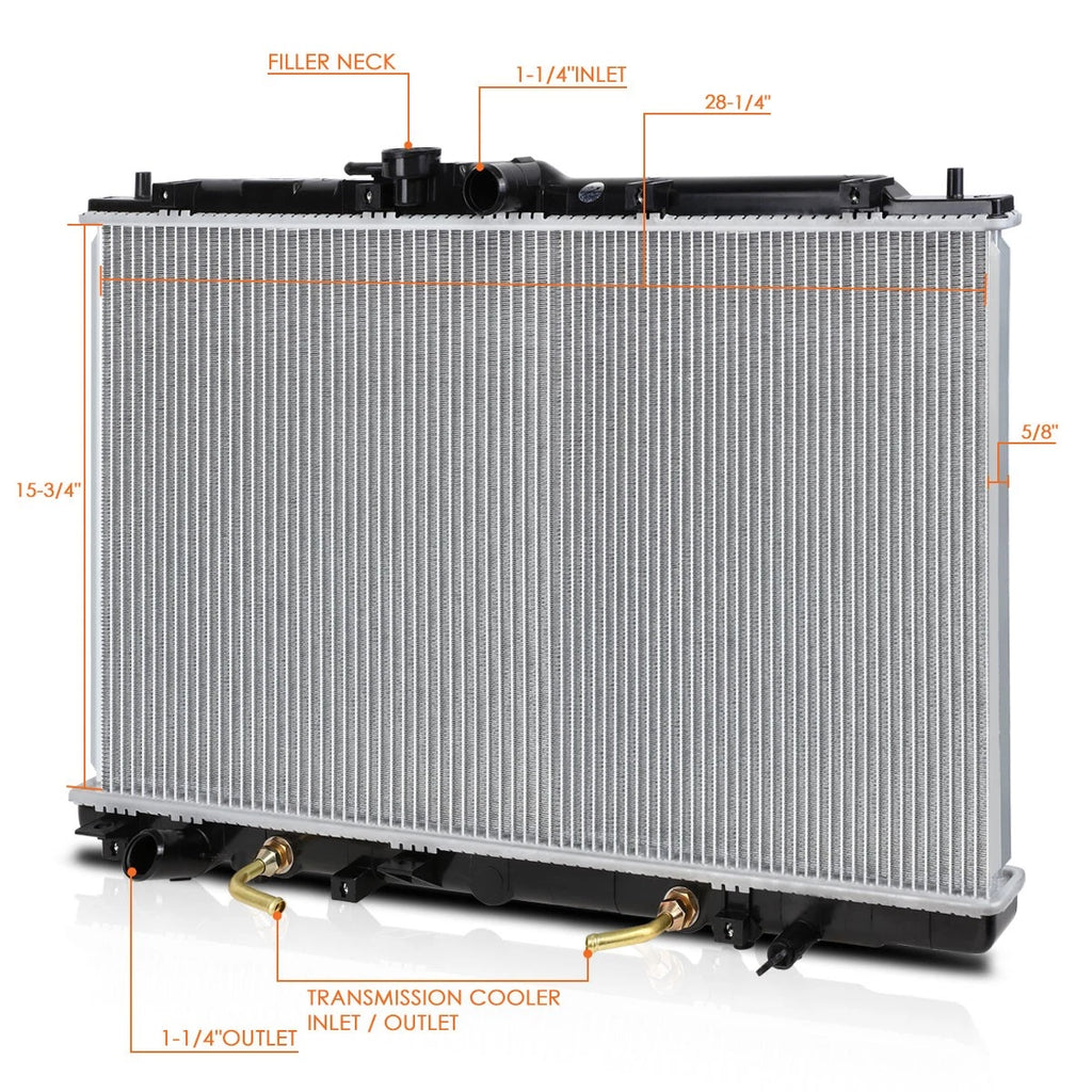 Aluminum Core Radiator for Honda Accord V6/Acura TL (1998–2002) DPI-2147