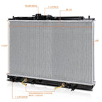 Aluminum Core Radiator for Honda Accord V6/Acura TL (1998–2002) DPI-2147