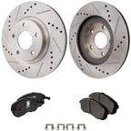 Front Brake Disc and Pad Kit for Nissan Maxima (2002)