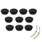 10pcs 21.5mm Rubber Grommet for Trimmer Fuel Tank Installation
