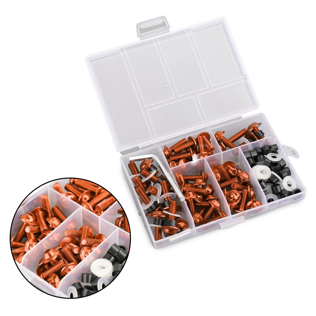 Fastener Clip Screw Kit for Universal Motorbike (158)