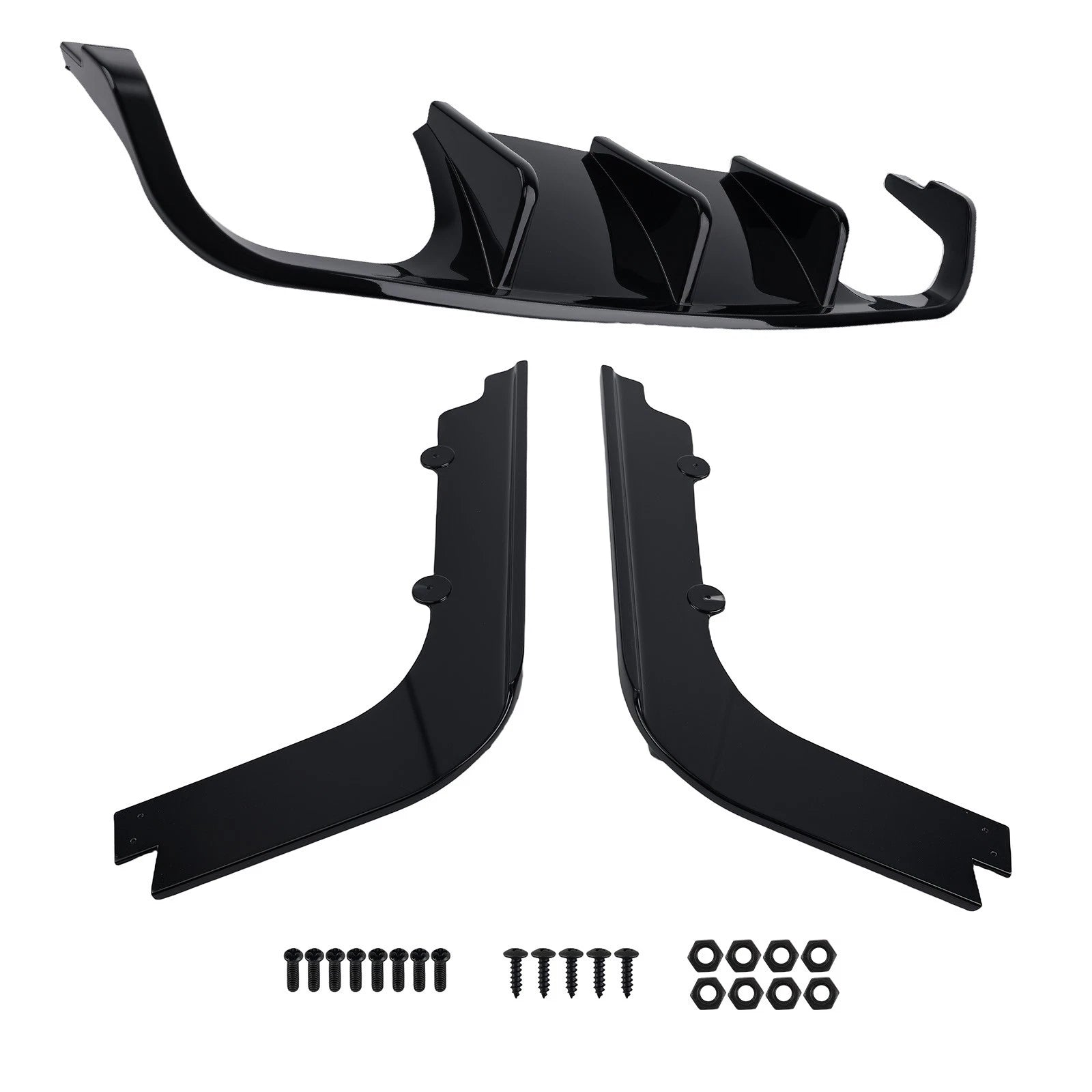Gloss Black Rear Bumper Diffuser for BMW M3 E92 E93 (2008–2013)