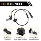 ABS Wheel Speed Sensor F75Z2C204CA/XL3Z2C205AB for Ford F-150 (1997–2003) Front Left