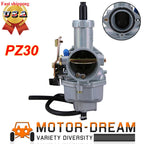 PZ30 30mm Carburetor for Yamoto 125 200 250 (Pitster Coolster JCL Baja)