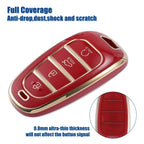 TPU 4 Button Keyless Entry Remote Fob Cover for Hyundai Tucson (2016-2023)
