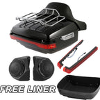 Trunk Backrest Speakers Tail Light for Harley Electra Road Glide (2014–2023)