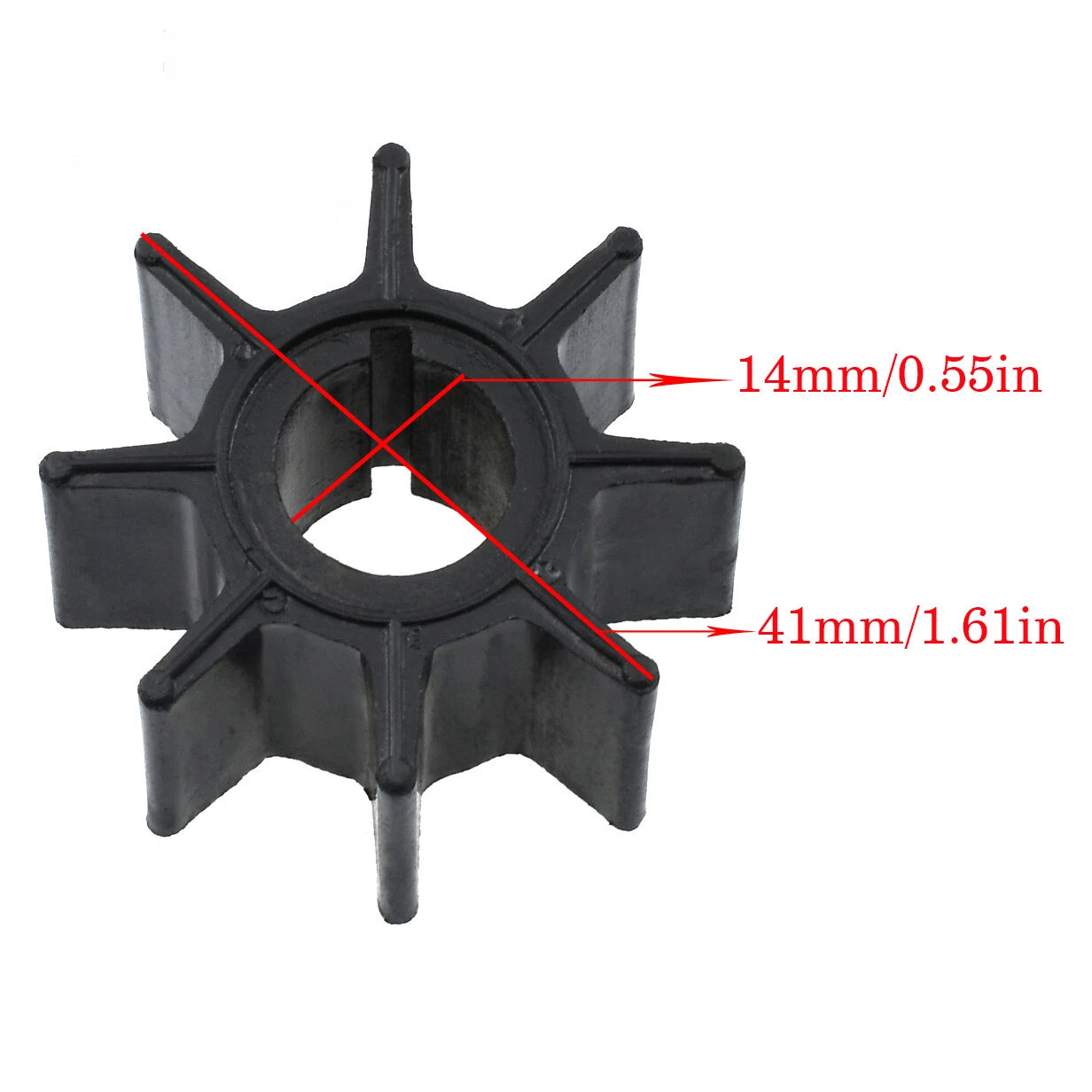 Water Pump Impeller for Mercury 4-Stroke 15 20 HP 9.9 (209cc) 47-803748