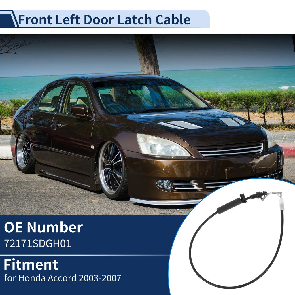 Door Latch Cable No.72171SDGH01 for Honda Accord (2003–2007) Front Left
