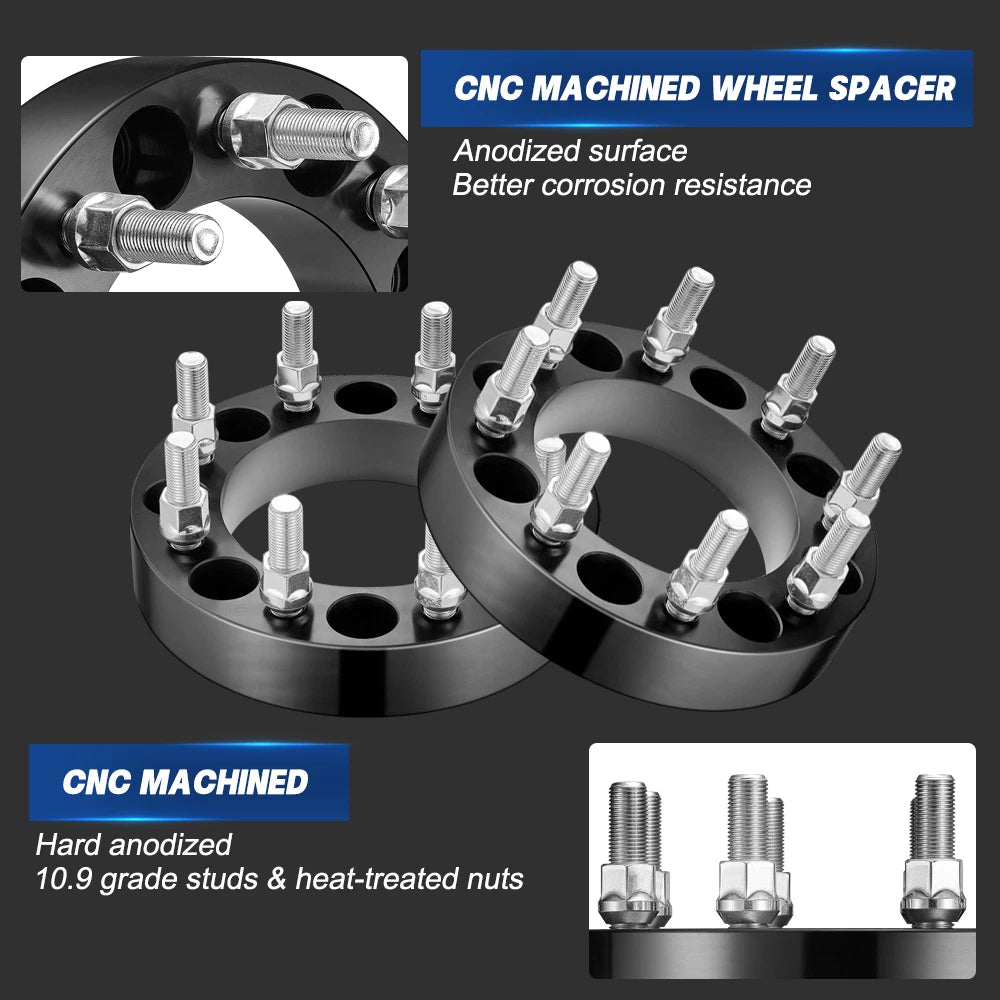 Wheel Spacers for Chevrolet Silverado 2500 (1999–2010) (1.5" 8x6.5)