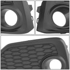 Fog Light Lamp Bezel Cover for Honda Civic (2017–2018) - Left Side, Black