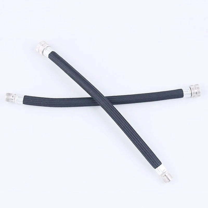 3X Bicycle Tyre Hand Air Pump Inflator with Extension Hose Tool
