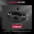 2" Front Leveling Lift for Toyota Tacoma 1995–2004
