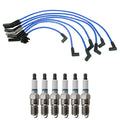 NGK Wire Set & Denso Iridium Spark Plugs Kit for B3000 (1994–1996)