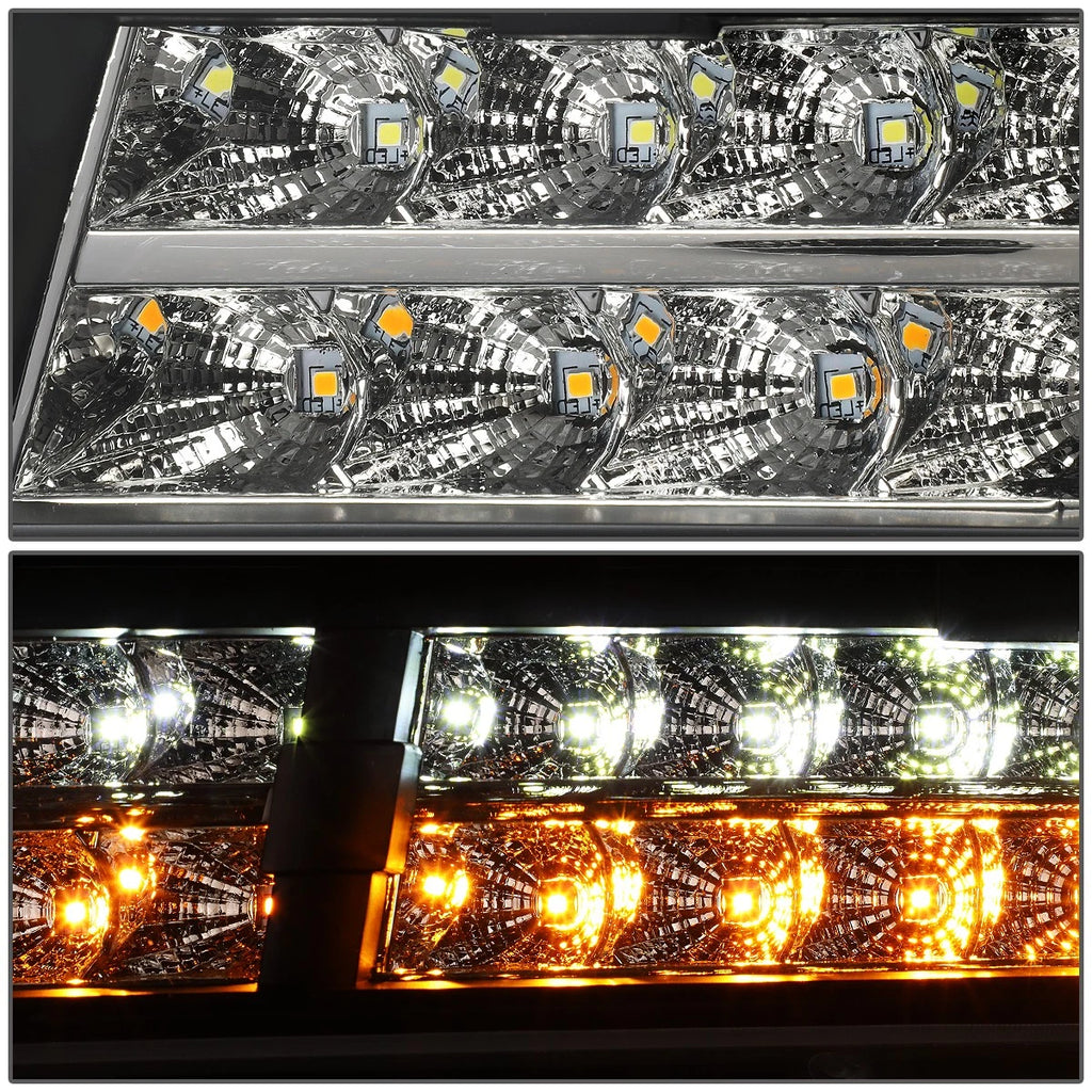 LED DRL Turn Signal Headlight Lamps for Tahoe Suburban (2007–2014)
