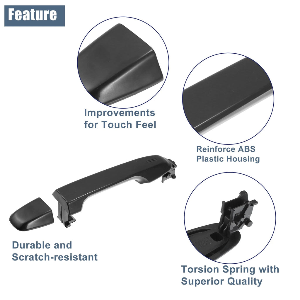 Exterior Door Handle for Toyota Camry (2018–2023) Black