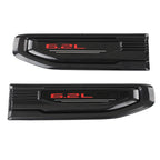 Fender Vent Emblem for GMC Sierra 1500 (2019–2025) Black Left + Right