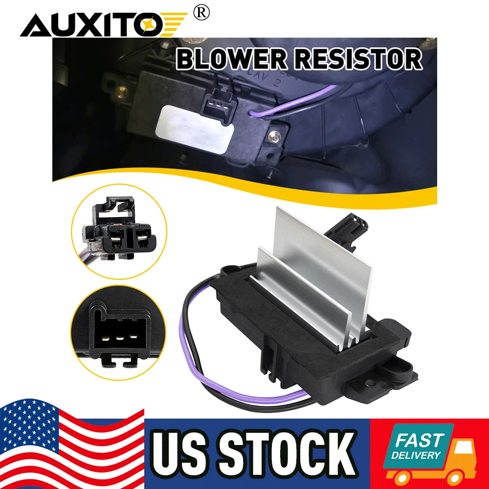 Blower Motor Fan Speed Control Resistor for Chevy Silverado 1500 2500 (2007–2013)