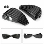 Set of 2 Battery Side Covers for Harley Sportster XL883 XL1200 (2004–2013) T9