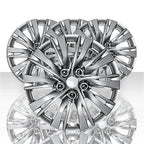 Set of 4 16" 10 Split Spoke Wheel Covers for 2012-2014 Toyota Camry - Silver