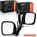 Power Mirror Pair Manual Fold Heated for Mitsubishi Montero (2001–2004)