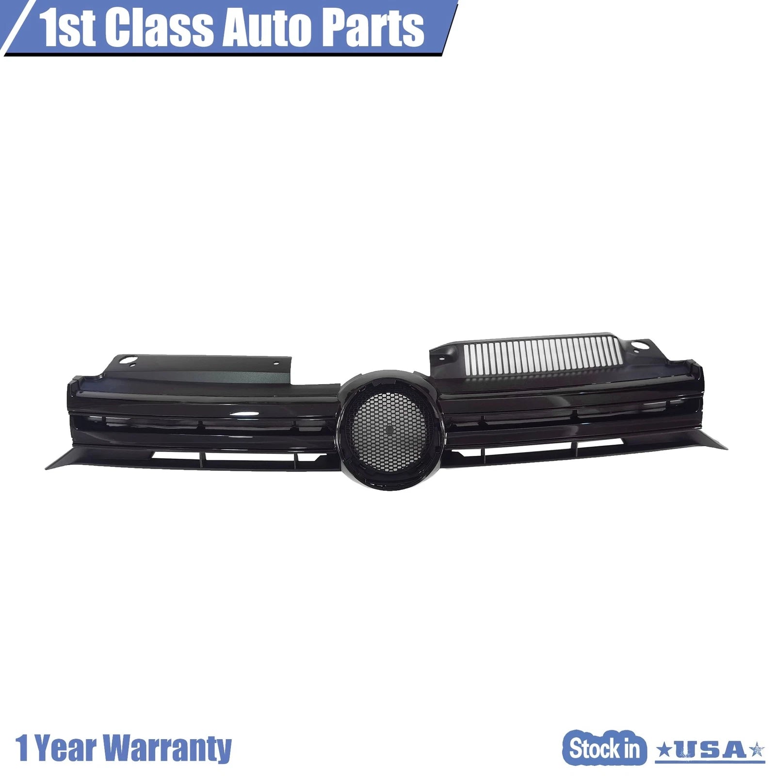 Front Sport Black Grille for Volkswagen Jetta Sedan (2011–2014)