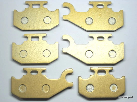Set of 12 Front Rear Brake Pads for Can Am Outlander 400 500 650 800 (2007–2011)