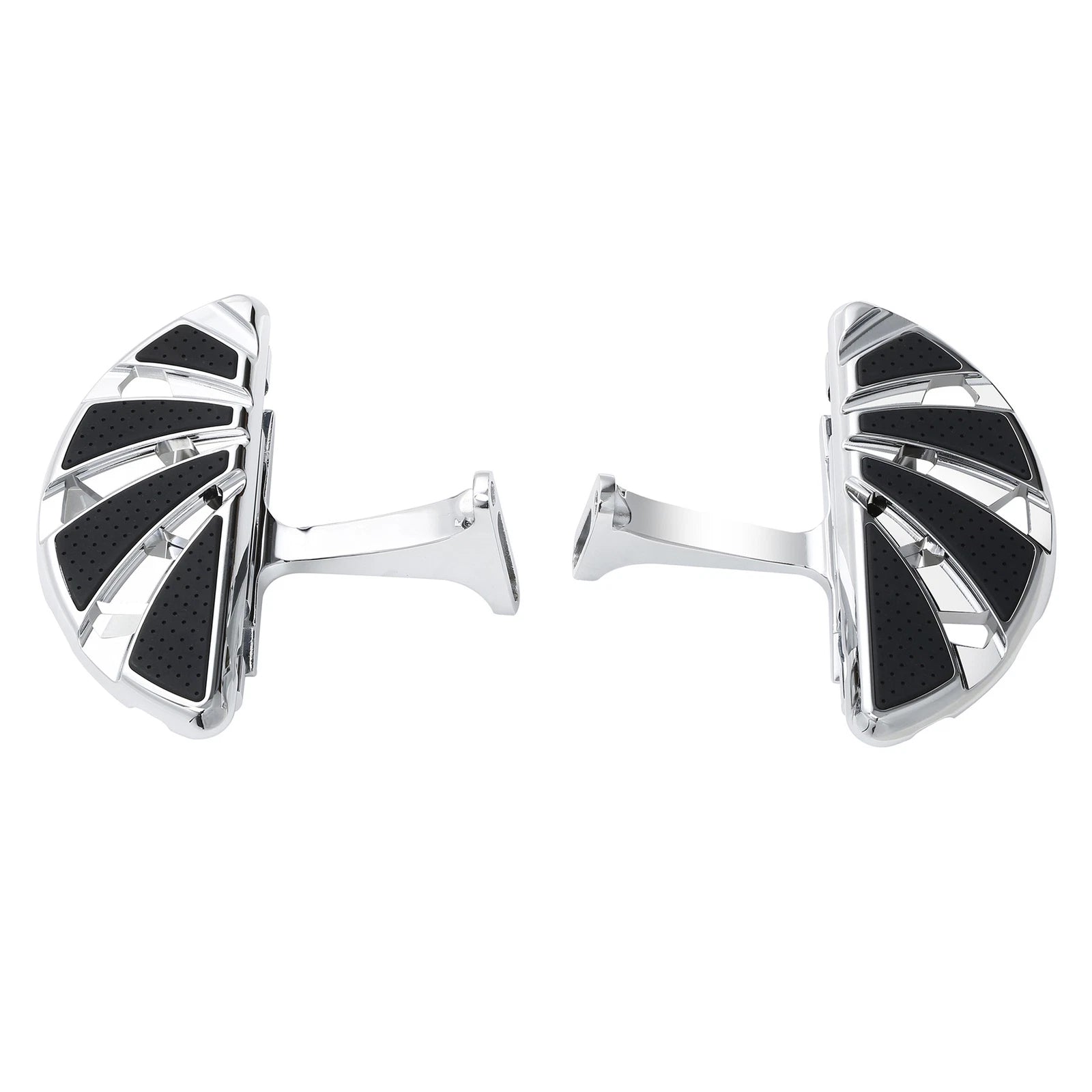 Chrome Rear Passenger Footboards for Harley Road King, Street Glide (1993–2025)
