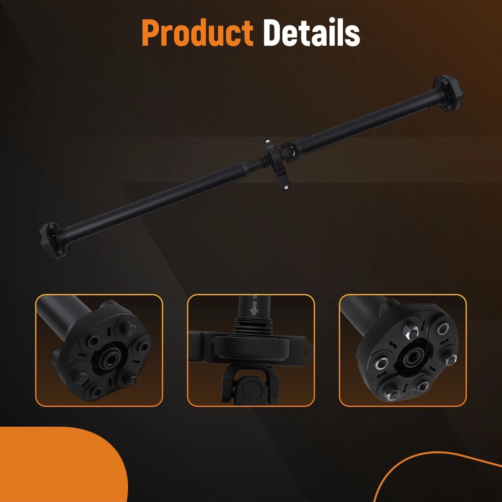 Rear Propshaft for Chevrolet Camaro (2010–2015) V6 3.6L RWD Auto Trans 92194145