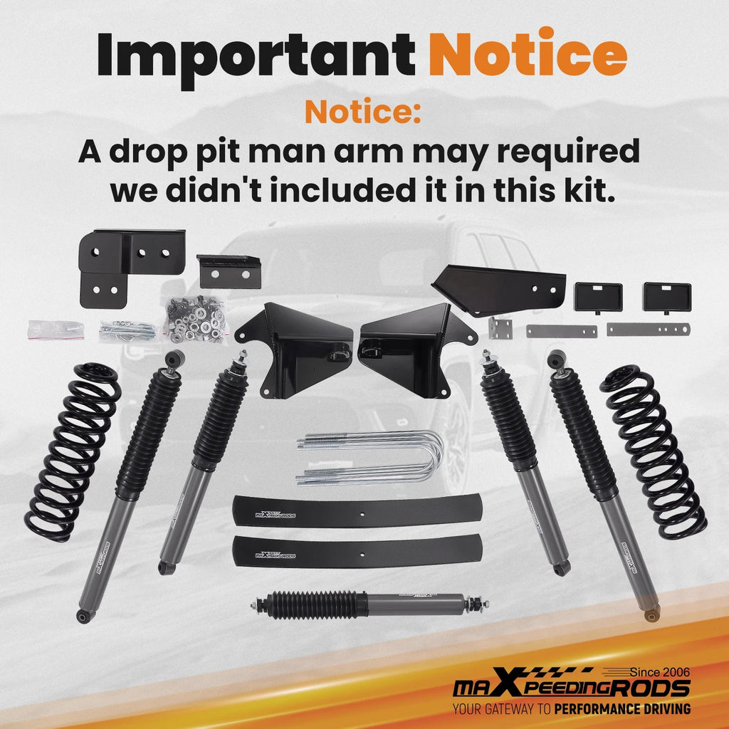 6" Lift Level Kit for Ford F-150/Bronco 4WD (1980–1996)