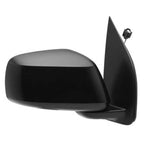 Replacement Passenger Front Power Door Mirror w/o Heat w/Black Textured Cover