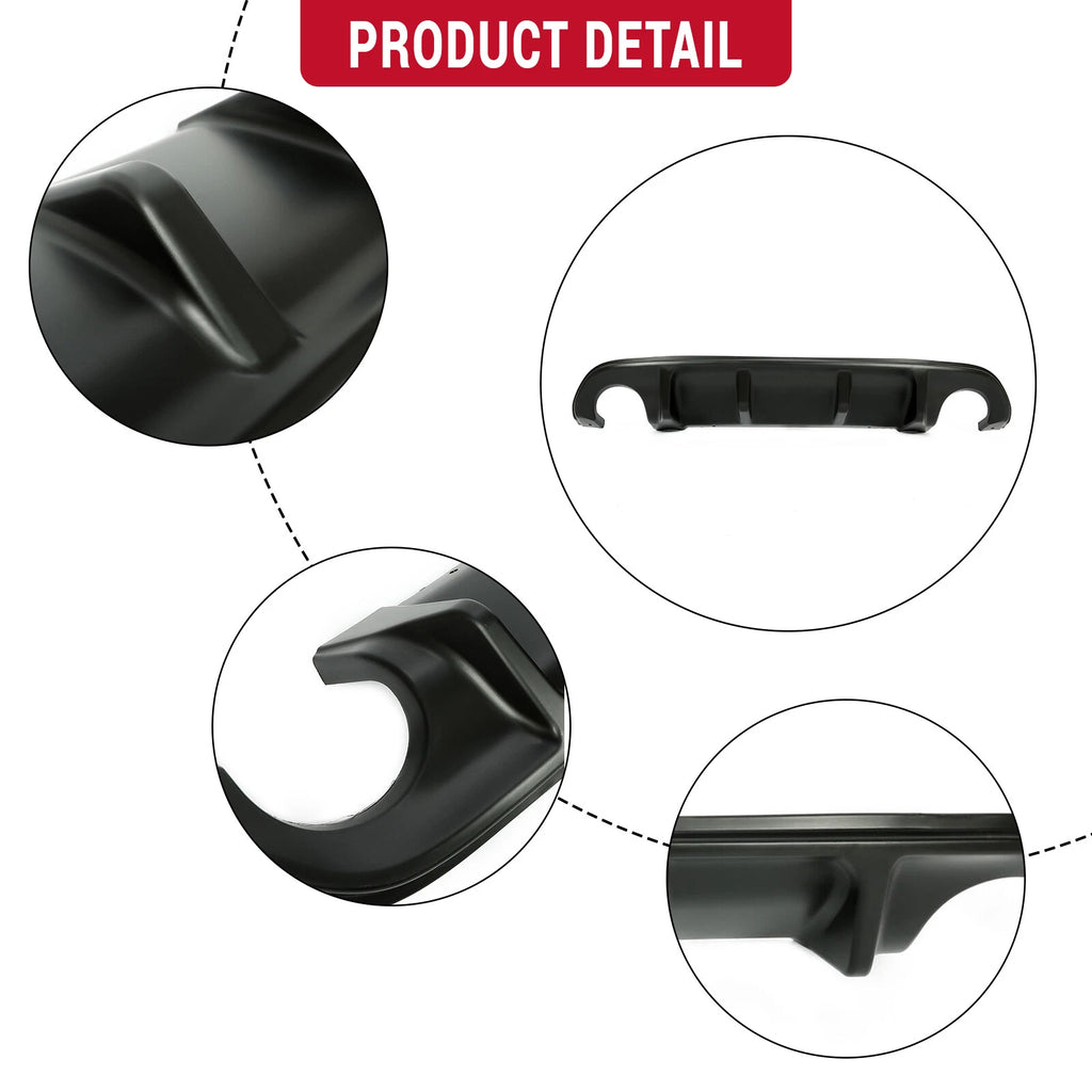 Rear Bumper Diffuser Lip Spoiler for Infiniti Q50 (2014–2017)