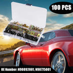 100pcs Fender Liner Splash Guard Tapping Screw Clips for VW Audi 