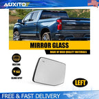 Left Driver Side Heated BSM Mirror Glass for Chevy Silverado 1500 (2019–2025)