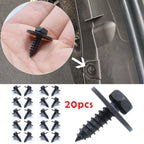 20Pcs Hex Head Screws Accessories Anti-corrosion for Bumper Engine Metal