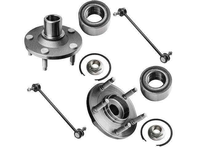 Front Wheel Hub & Sway Bar Link Kit for Mazda Tribute (2001–2007)