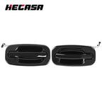 Set of 2 Rear Outside Door Handles for Silverado Tahoe Sierra (1999–2006) Gloss Black