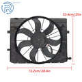 Radiator Cooling Fan for Mercedes CLS450 GLC43 AMG GLC300 E350 E450 (2017–2023)