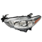Left Headlight for Mazda 6 (2014–2017) Clear Lens Halogen Black