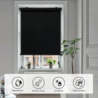 32"x72" Cordless Roller Shades for Windows (Waterproof, Insulated)