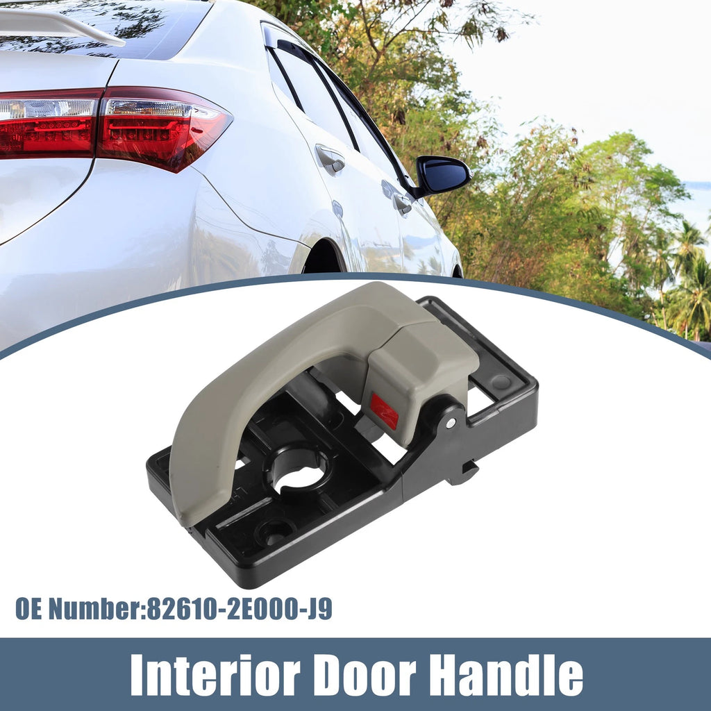 Left Interior Door Handle for Hyundai Tucson (2016–2021) No. 82610-2E000-J9 Black Beige