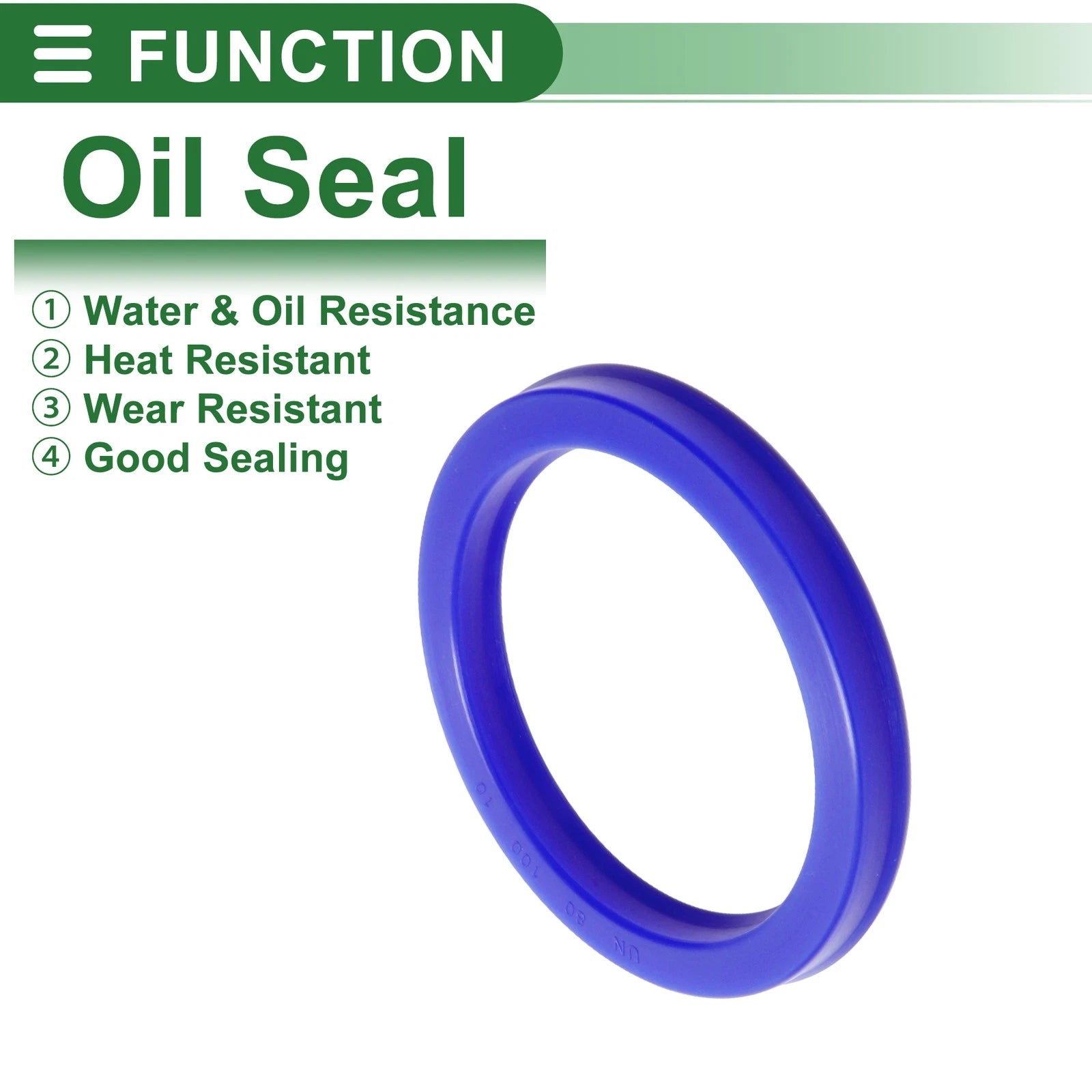 Oil Seal Ring for Various Models (80x100x10mm, Set of 5)
