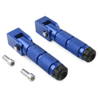 2X 8mm Folding Passenger Footpegs for Electric Motor Bicycle ATV