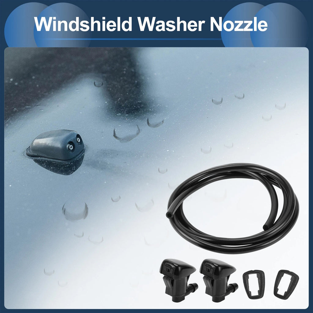 Set of 1 Windshield Washer Nozzle with Gasket for Chevy (No. 55372143AB)